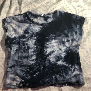 Tie dye/ acid wash crop top